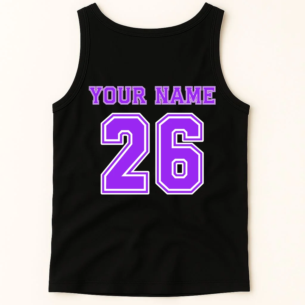 I Suck At Fantasy Football Personalized Tank Top - Back 1