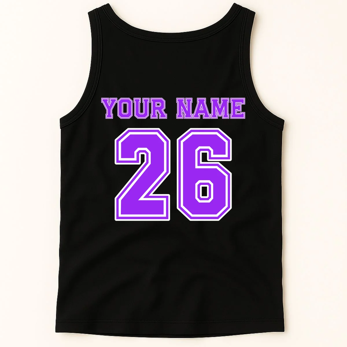 I Suck At Fantasy Football Personalized Tank Top - Back 1