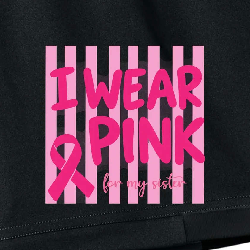 I Wear Pink Breast Cancer Awareness Personalized Relationship Custom Gift - Pink Ribbon Custom Relationship Gift Kids Shorts - Front - Close-up