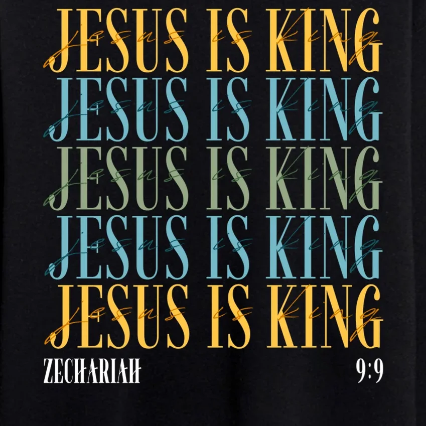 Jesus Is King Custom Bible Verse Men's Sweatsuit - Front - Close-up