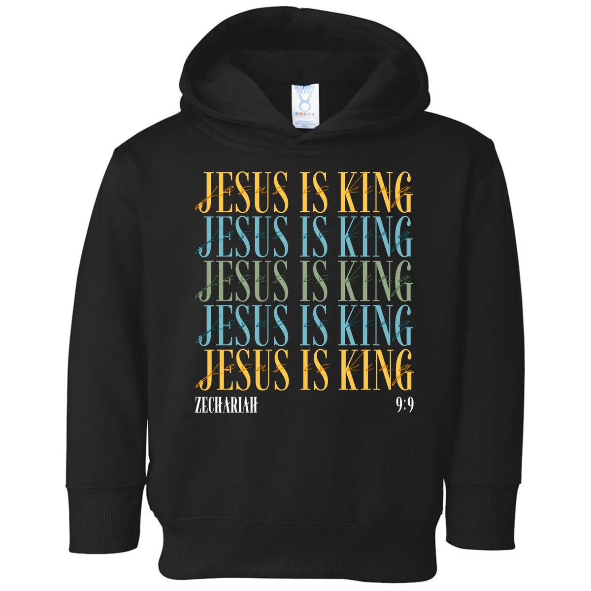 Jesus Is King Custom Bible Verse Toddler Hoodie - Front