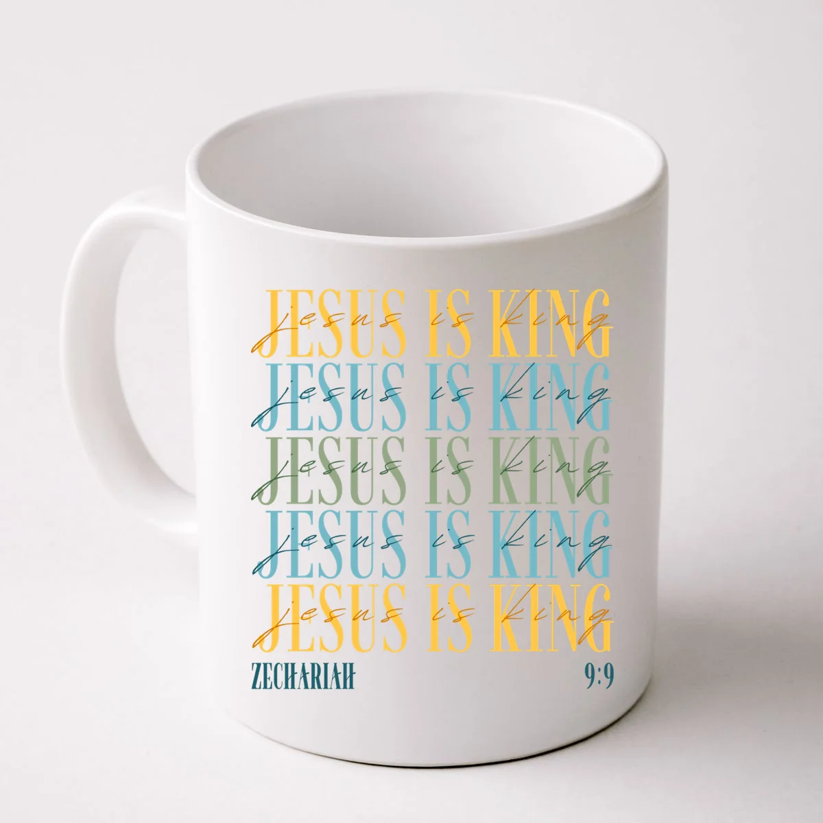 Jesus Is King Custom Bible Verse Mug - Front