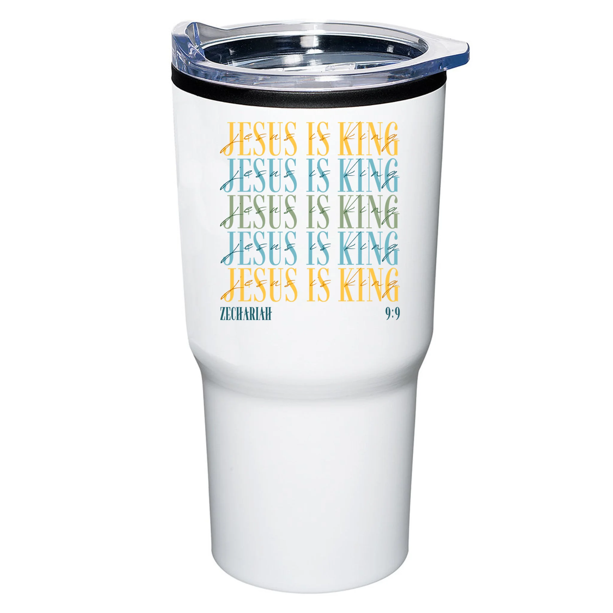 Jesus Is King Custom Bible Verse 20oz Tumbler - Front
