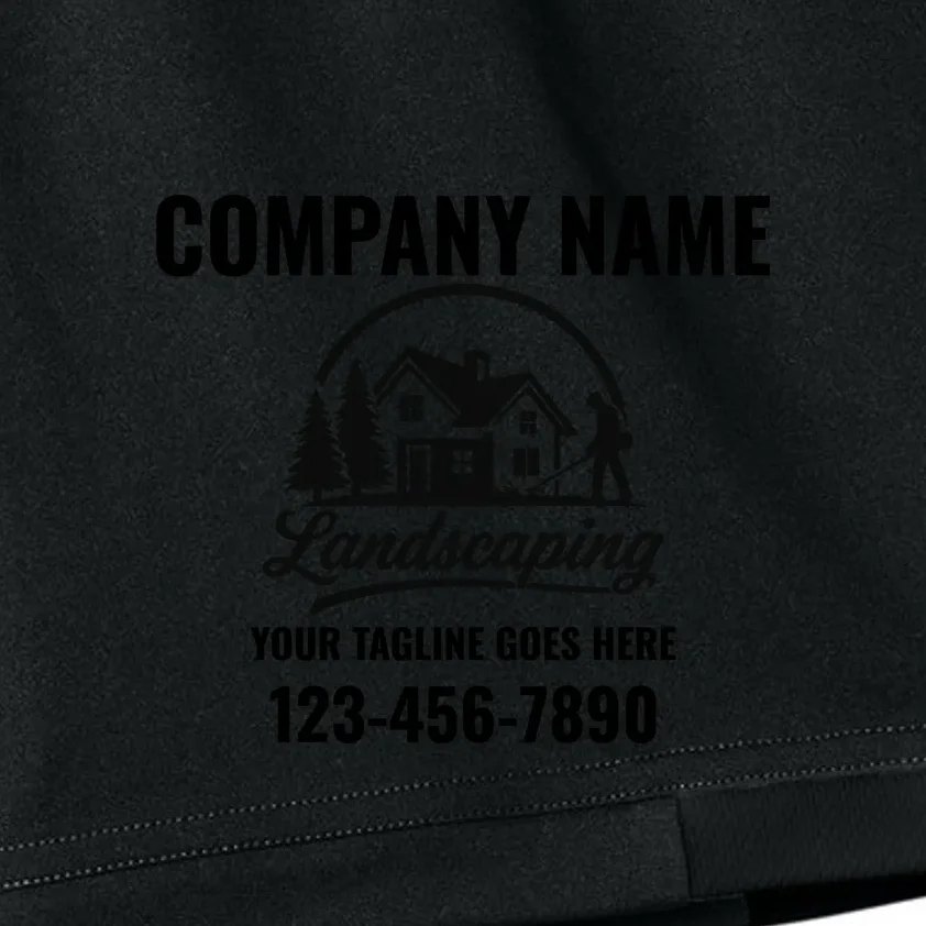 Landscaping Custom Landscaping Shirt for Lawncare Pros Kids Shorts - Front - Close-up