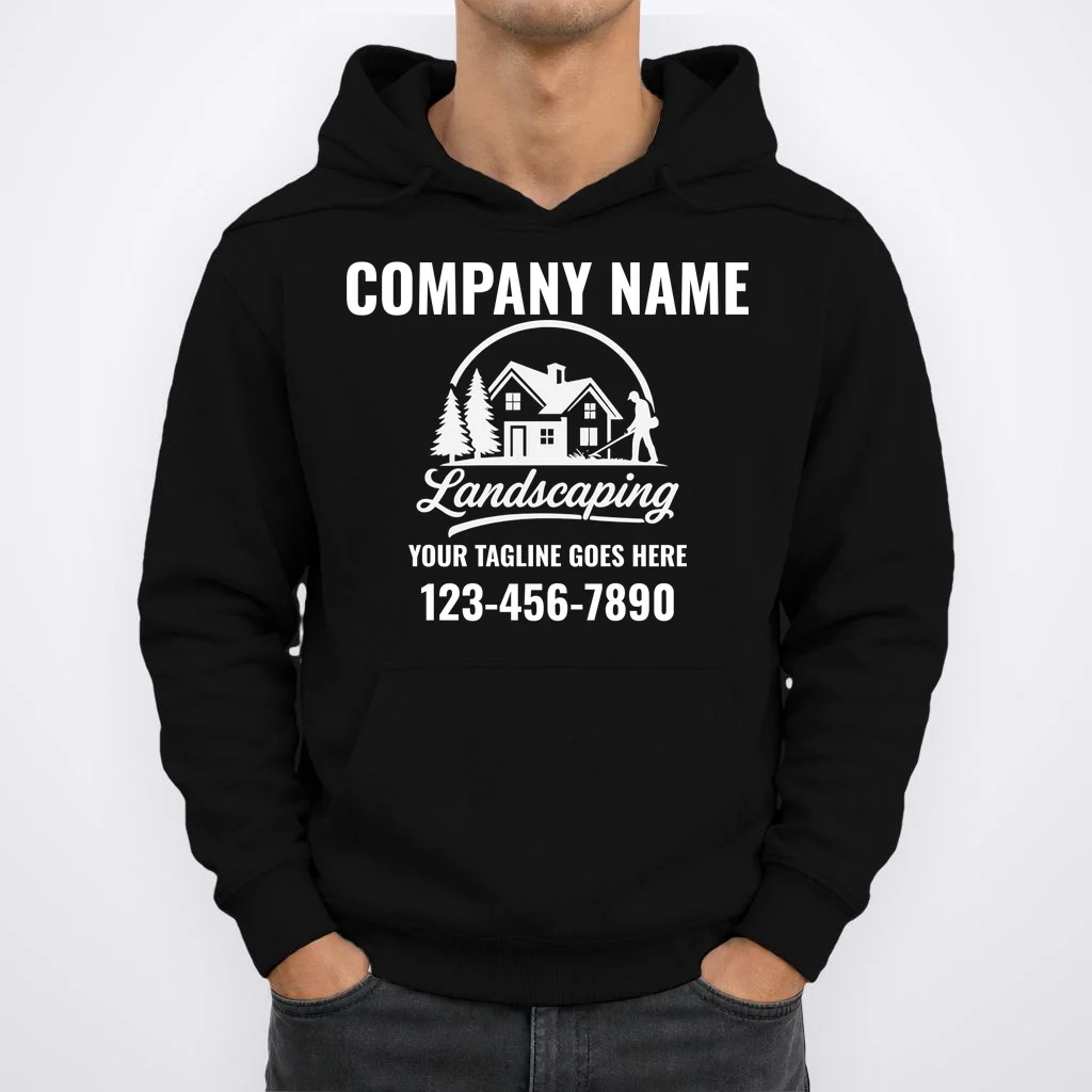Landscaping Custom Landscaping Shirt for Lawncare Pros Hoodie - Front 1