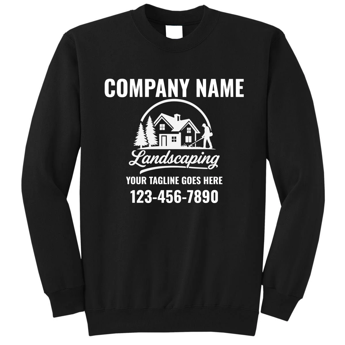 Landscaping Custom Landscaping Shirt for Lawncare Pros Sweatshirt - Front