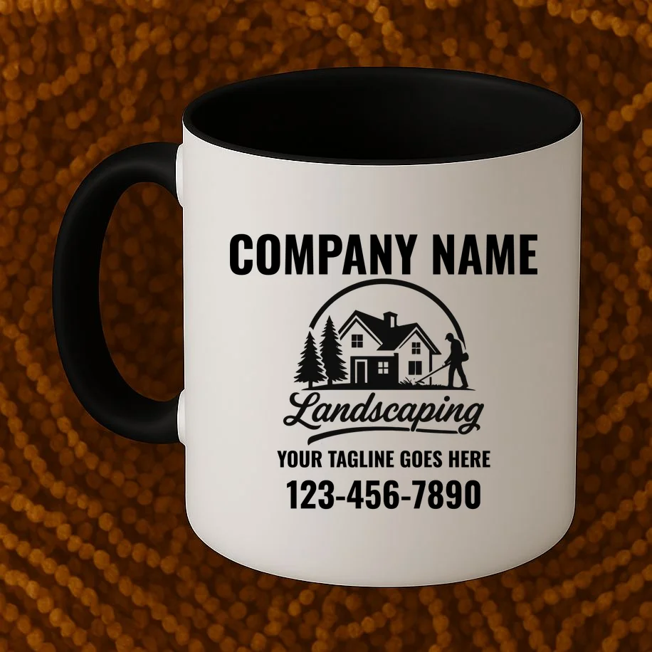 Landscaping Custom Landscaping Shirt for Lawncare Pros Coffee Mug - Front 1