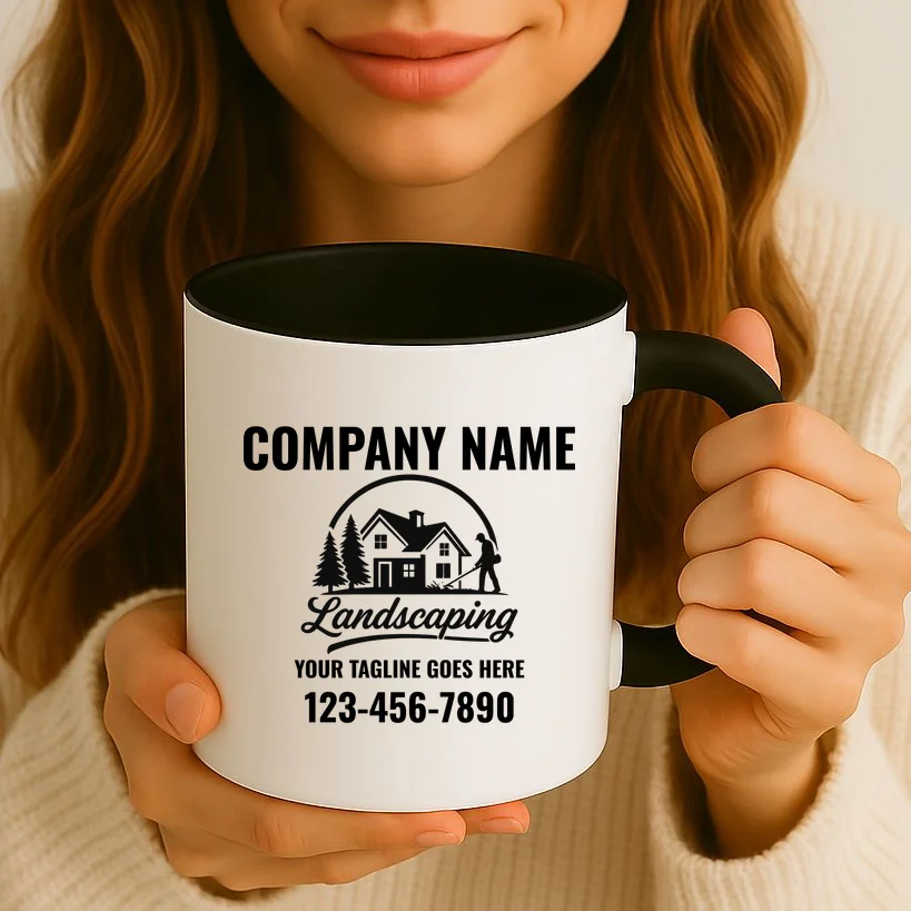 Landscaping Custom Landscaping Shirt for Lawncare Pros Coffee Mug - Front 2