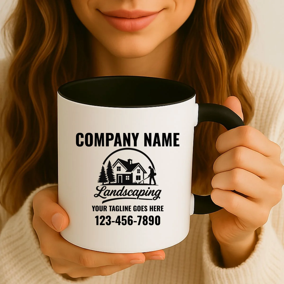 Landscaping Custom Landscaping Shirt for Lawncare Pros Coffee Mug - Front 2