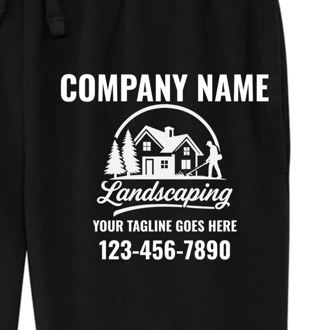 Landscaping Custom Landscaping Shirt for Lawncare Pros Women's Fleece Sweatpants - Front - Close-up