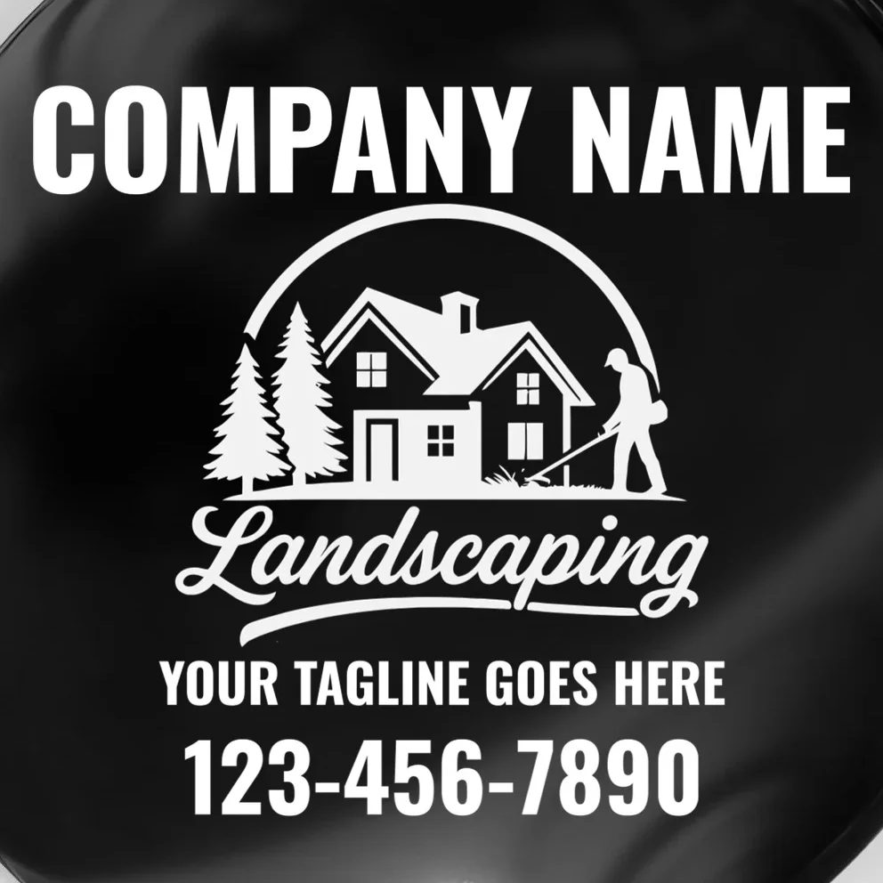 Landscaping Custom Landscaping Shirt for Lawncare Pros Magnet - Front - Close-up