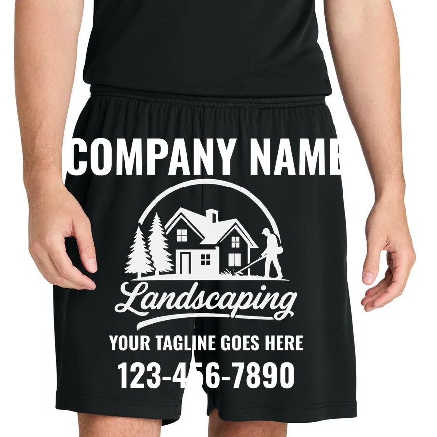 Landscaping Custom Landscaping Shirt for Lawncare Pros Men's Shorts - Front 1