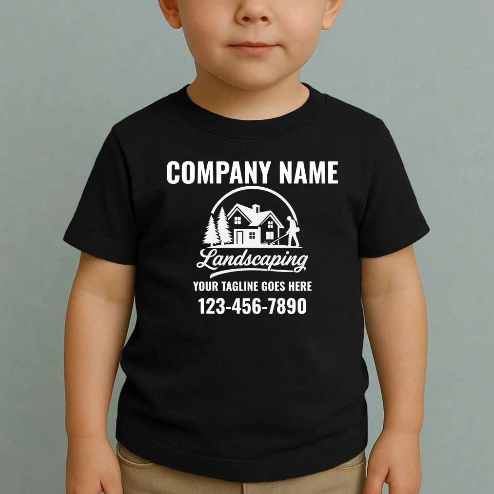 Landscaping Custom Landscaping Shirt for Lawncare Pros Toddler T-Shirt - Front 1