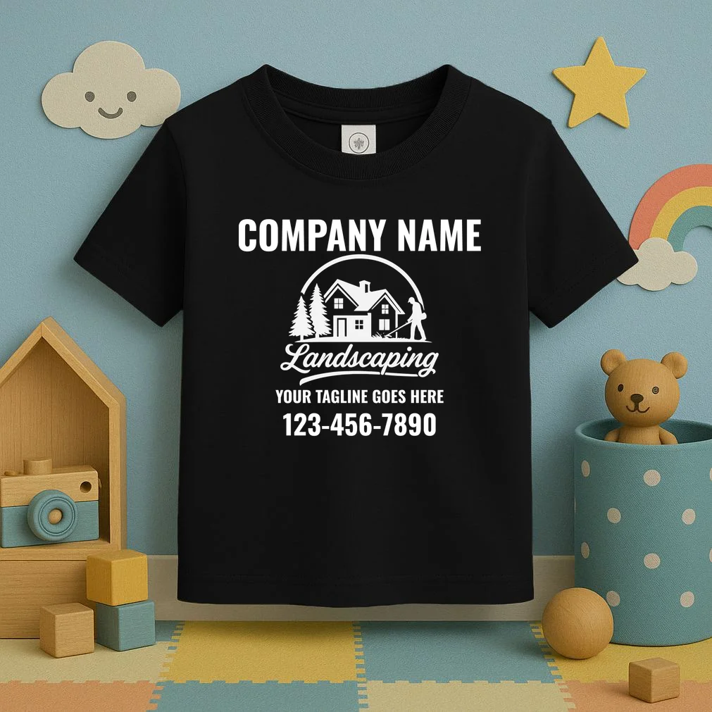 Landscaping Custom Landscaping Shirt for Lawncare Pros Toddler T-Shirt - Front 2