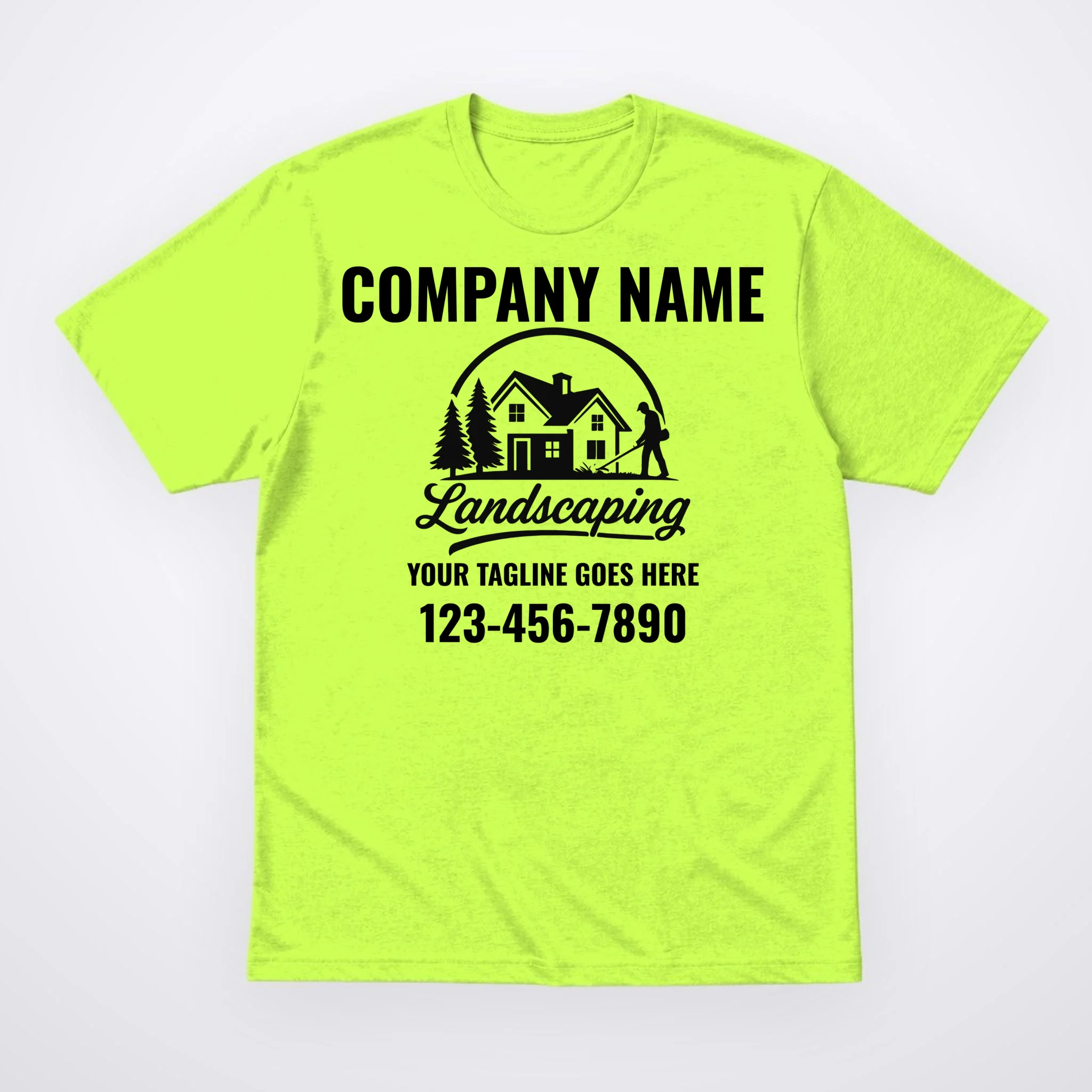 Landscaping Custom Landscaping Shirt for Lawncare Pros Men's T-Shirt - Front