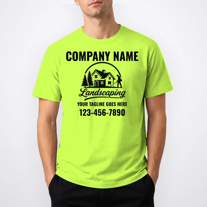 Landscaping Custom Landscaping Shirt for Lawncare Pros T-Shirt - Front 1