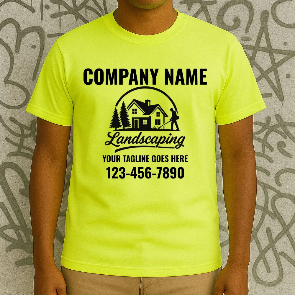 Landscaping Custom Landscaping Shirt for Lawncare Pros T-Shirt - Front 3