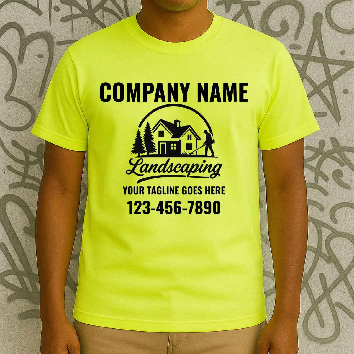 Landscaping Custom Landscaping Shirt for Lawncare Pros T-Shirt - Front 3