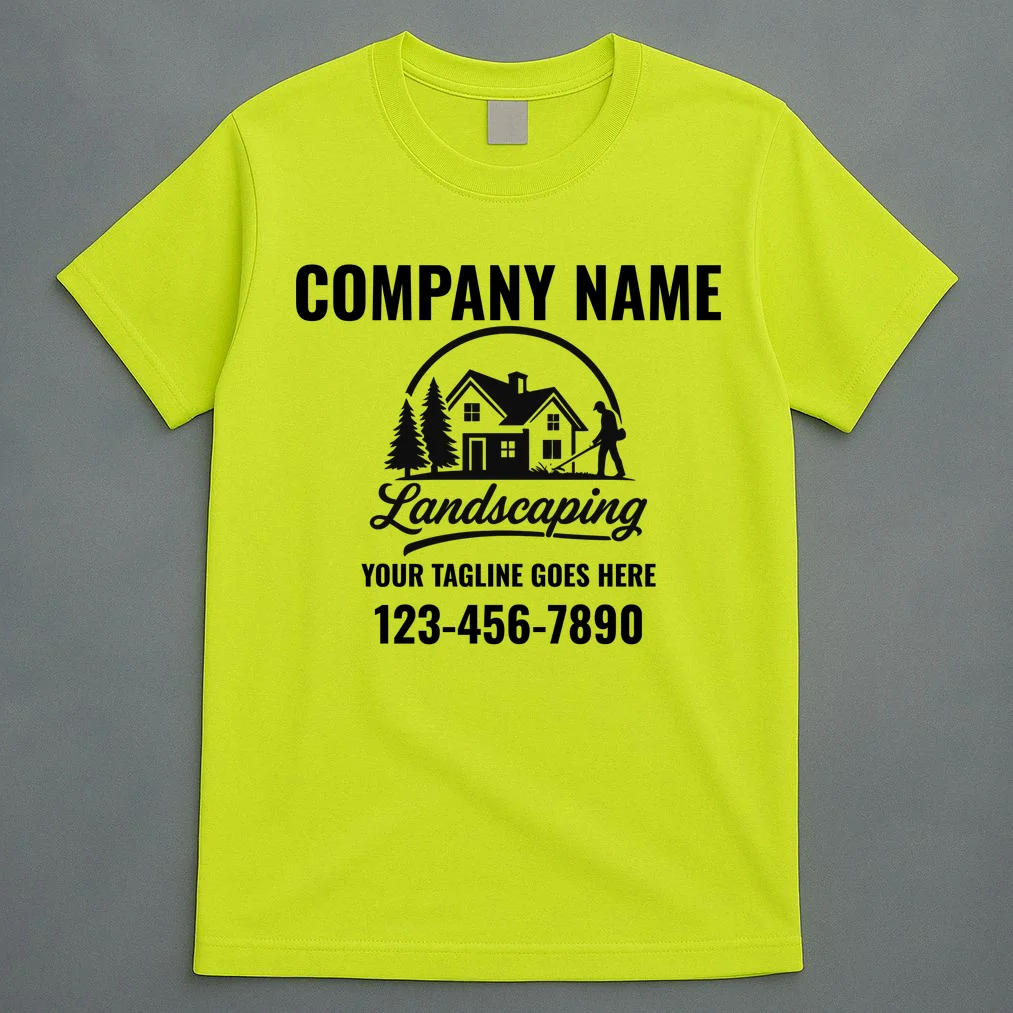 Landscaping Custom Landscaping Shirt for Lawncare Pros T-Shirt - Front 5