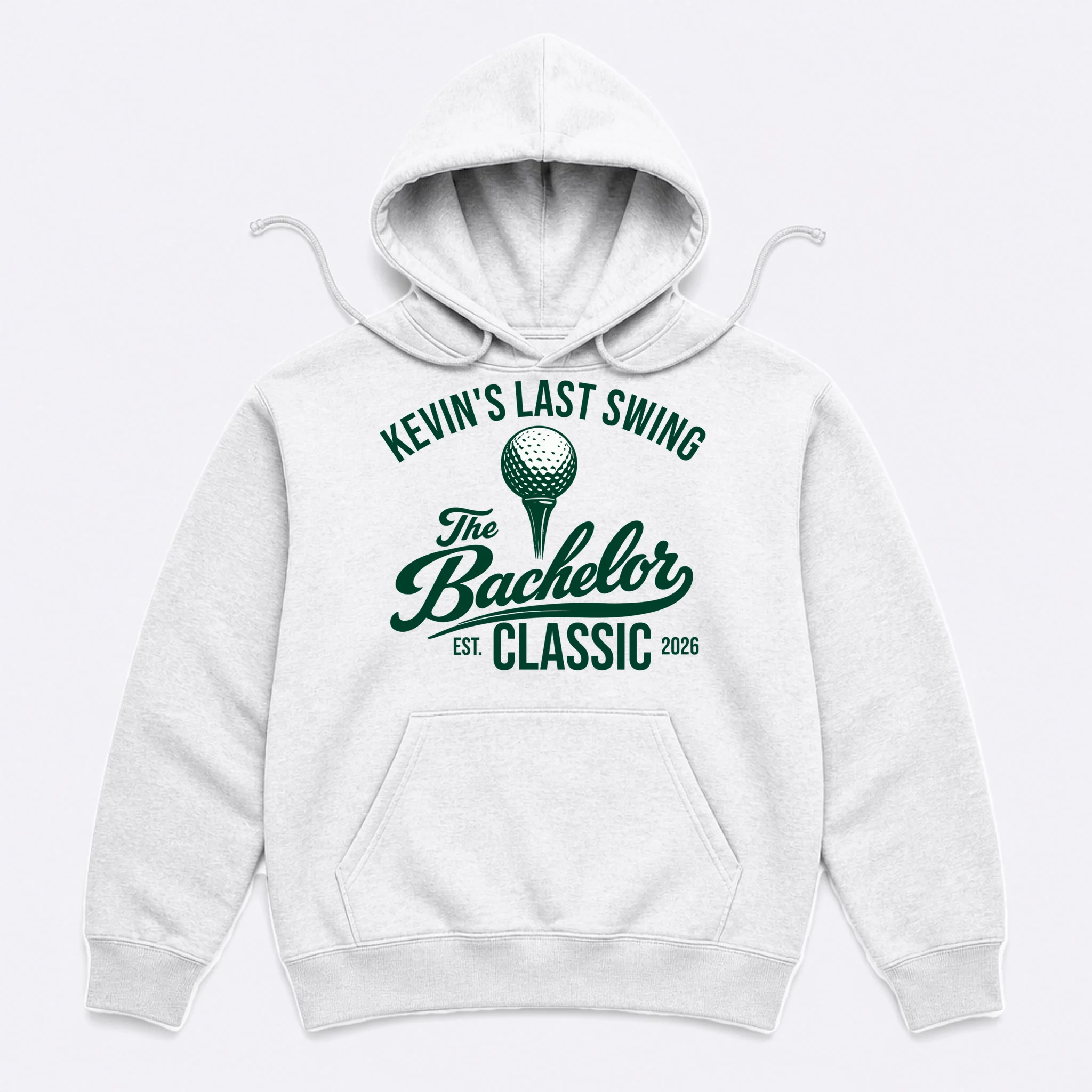 The Bachelor Classic Funny Custom Bachelor Party Golf Men's Hoodie - Front