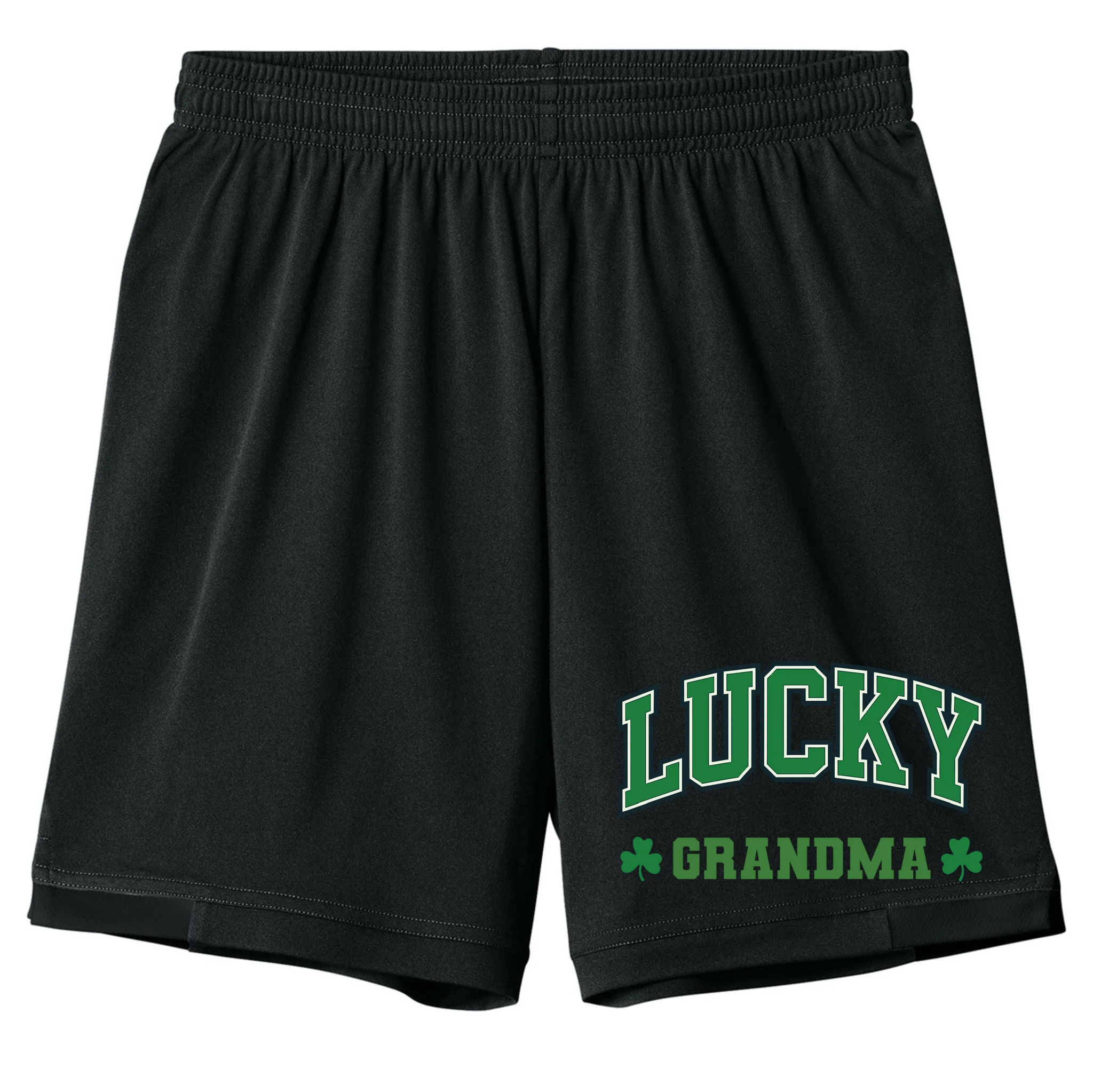 Lucky Name Custom St Patricks Day Kids Shorts - Front