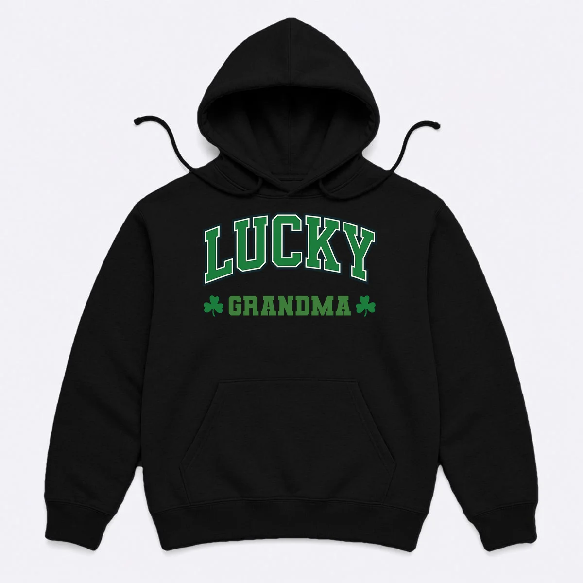 Lucky Name Custom St Patricks Day Hoodie - Front