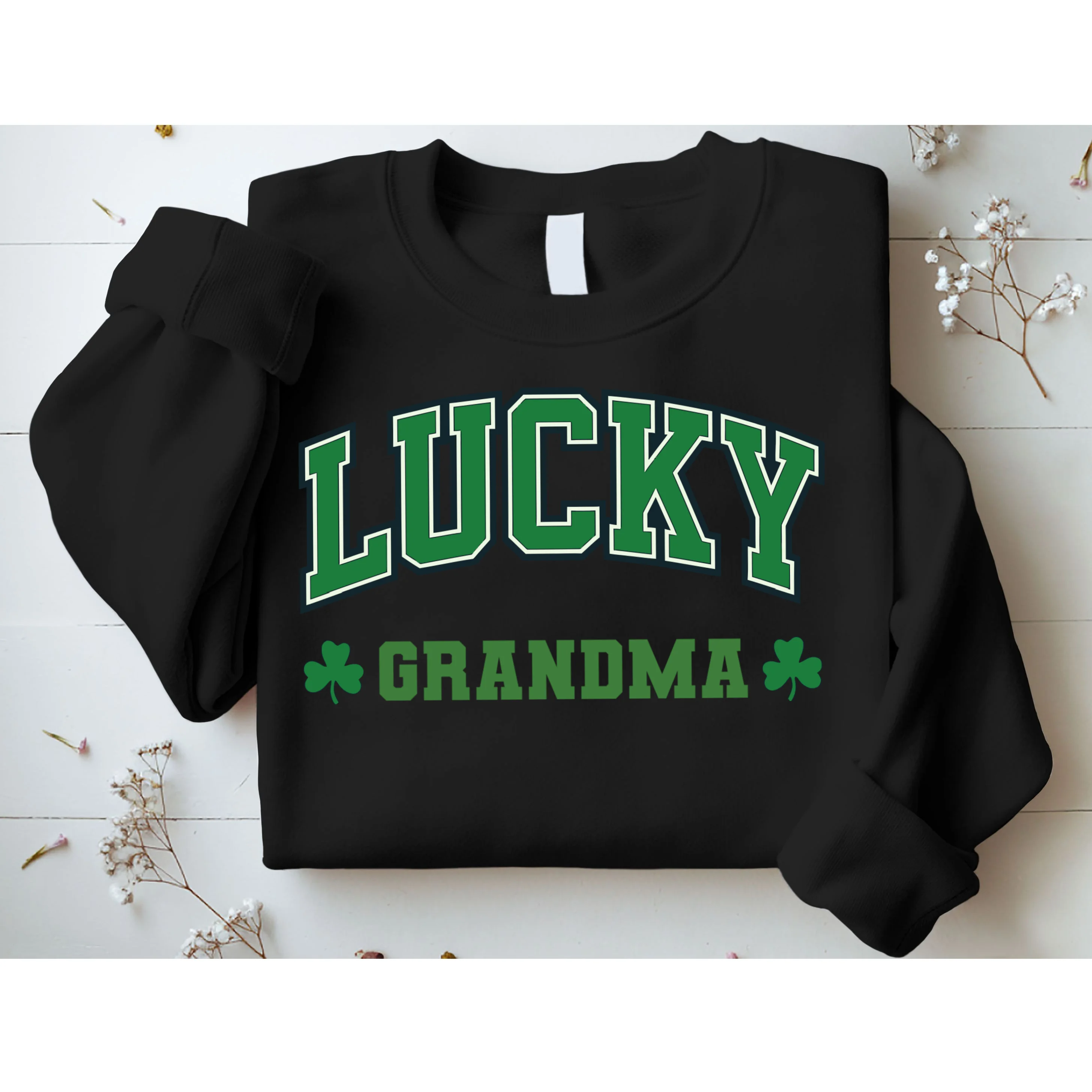 Lucky Name Custom St Patricks Day Sweatshirt - Front 1
