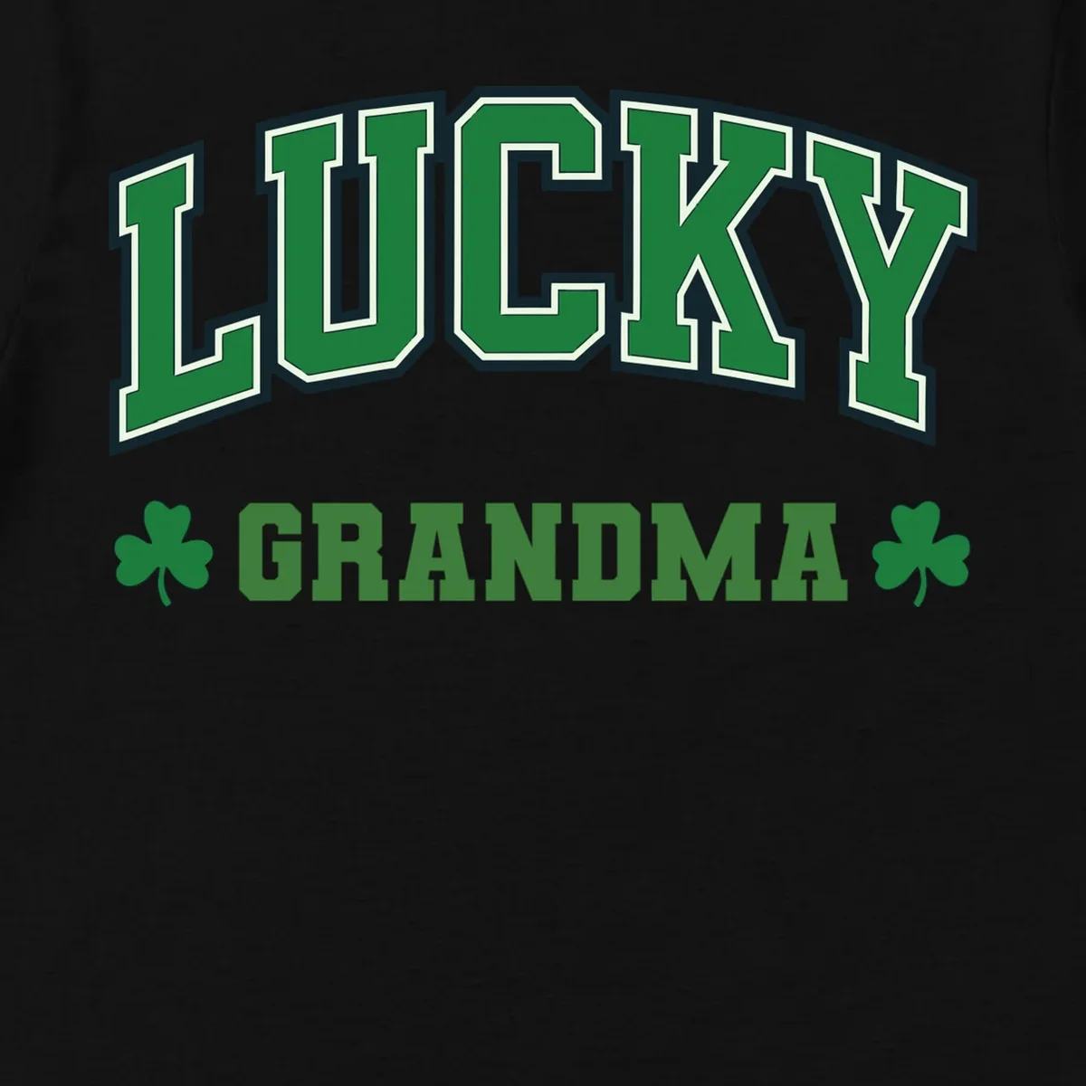 Lucky Name Custom St Patricks Day Men's T-Shirt - Front - Close-up