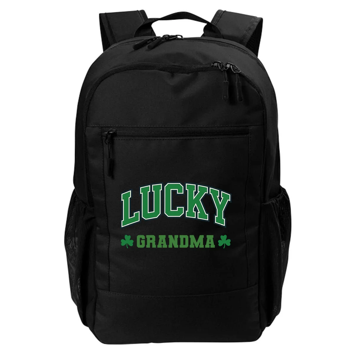 Lucky Name Custom St Patricks Day Backpack - Front