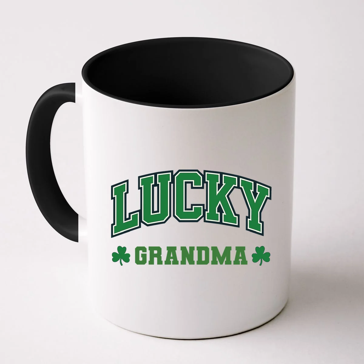 Lucky Name Custom St Patricks Day Coffee Mug - Front