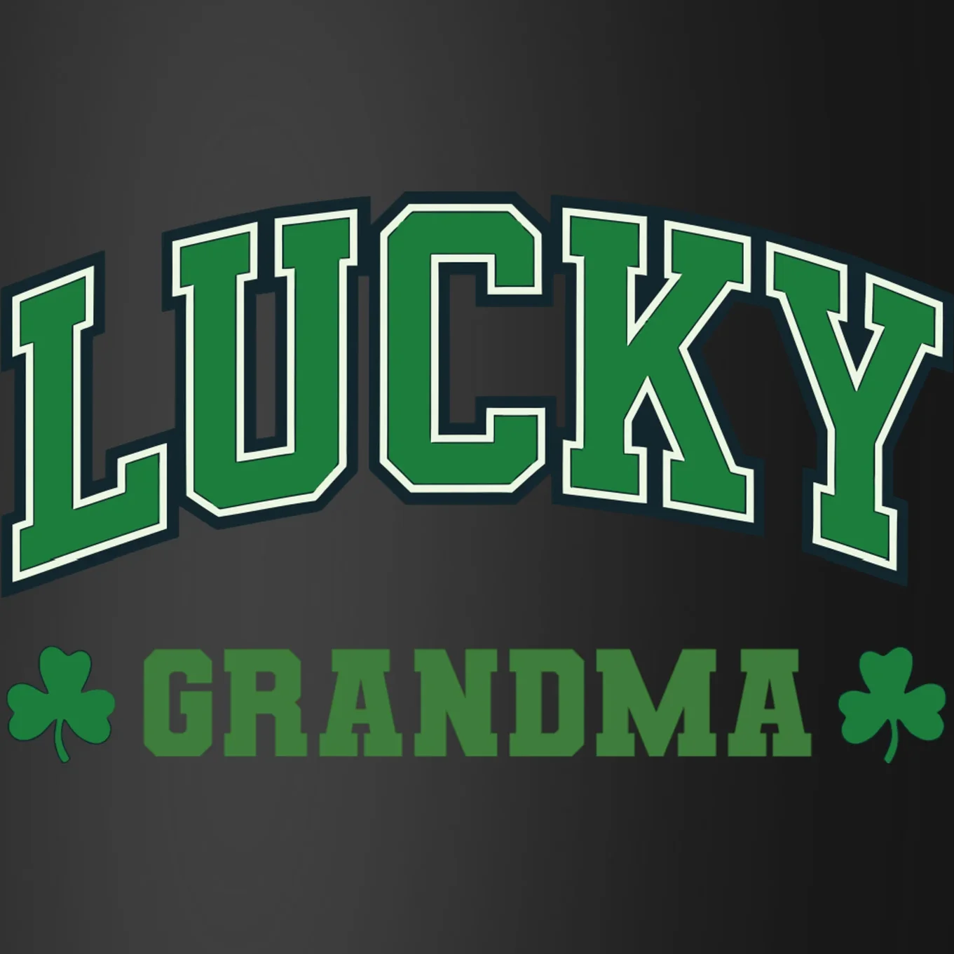 Lucky Name Custom St Patricks Day Coaster - Front - Close-up