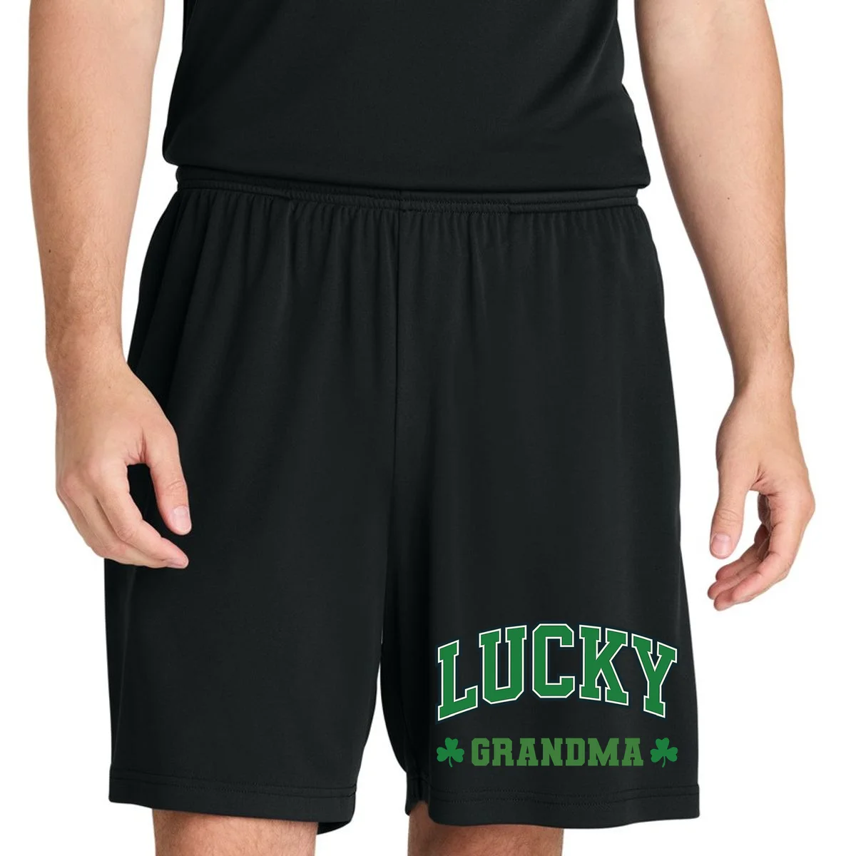 Lucky Name Custom St Patricks Day Men's Shorts - Front 1