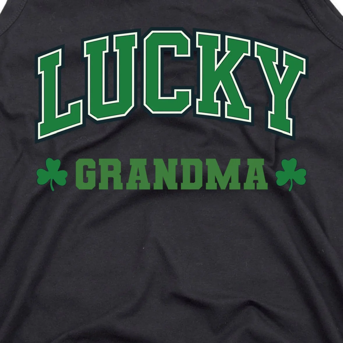 Lucky Name Custom St Patricks Day Men's Tank Top - Front - Close-up