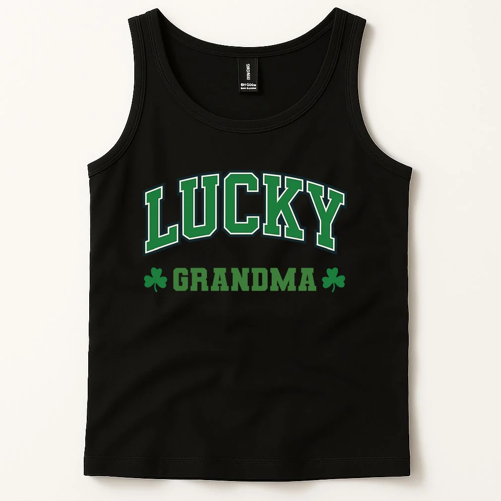 Lucky Name Custom St Patricks Day Tank Top - Front 1