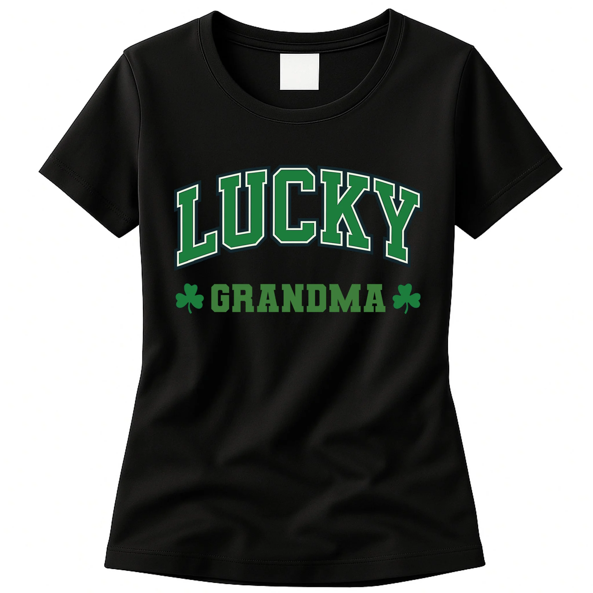 Lucky Name Custom St Patricks Day Women's T-Shirt - Front