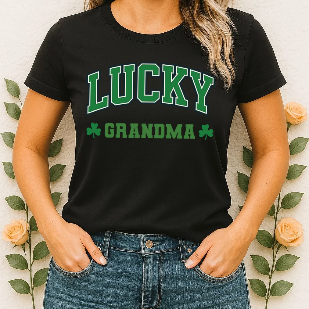 Lucky Name Custom St Patricks Day Women's T-Shirt - Front 1