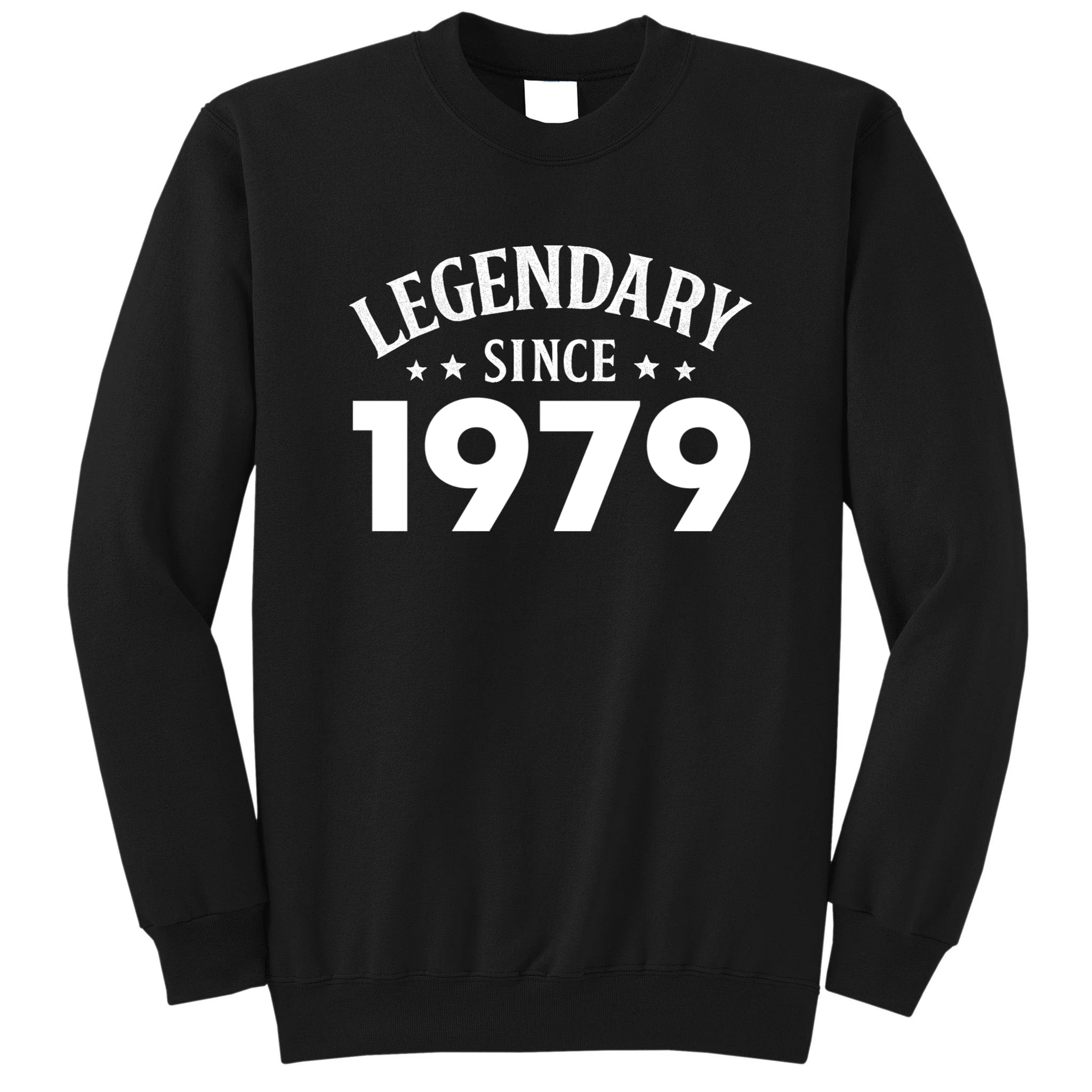 Legendary Since 1979 Vintage Birthday Text Men's Sweatshirt - Front
