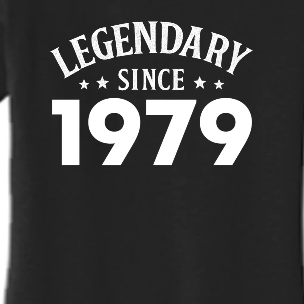 Legendary Since 1979 Vintage Birthday Text Women's Flannel Pajama Set - Front - Close-up
