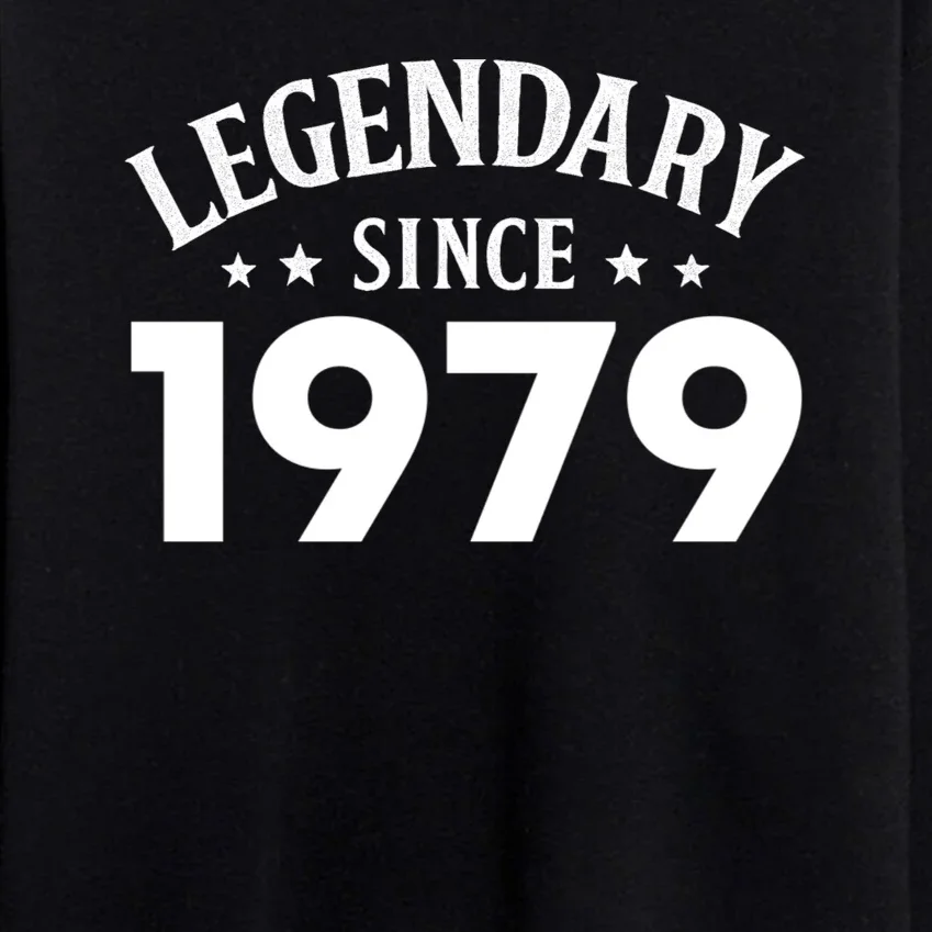 Legendary Since 1979 Vintage Birthday Text Men's Sweatsuit - Front - Close-up