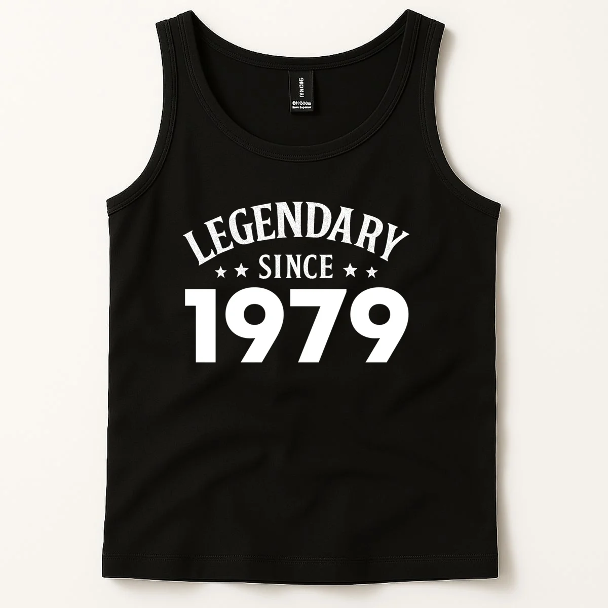 Legendary Since 1979 Vintage Birthday Text Men's Tank Top - Front 1