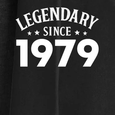 Legendary Since 1979 Vintage Birthday Text Women's Cardigan - Front - Close-up