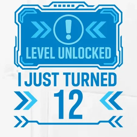 LEVEL UNLOCKED I JUST TURNED – Custom Kids Birthday Level Unlocked Birthday Men's Chef Coat - Front - Close-up