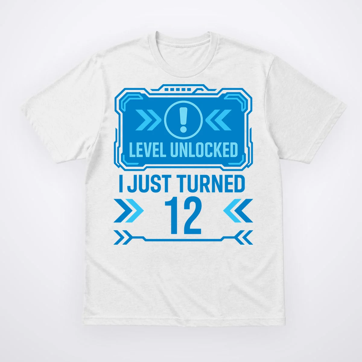 LEVEL UNLOCKED I JUST TURNED – Custom Kids Birthday Level Unlocked Birthday Men's T-Shirt - Front