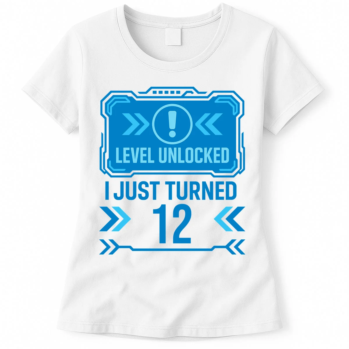 LEVEL UNLOCKED I JUST TURNED – Custom Kids Birthday Level Unlocked Birthday Women's T-Shirt - Front