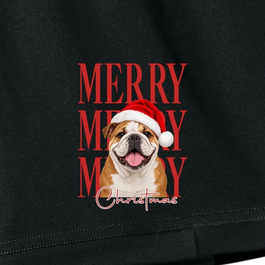 Merry Christmas Dog Personalized Photo Custom Gift - Christmas Pet Portrait Santa Hat Kids Shorts - Front - Close-up