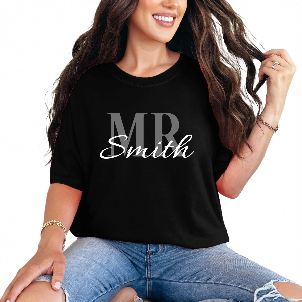 MR. Custom Name Customizable T-Shirt - Front