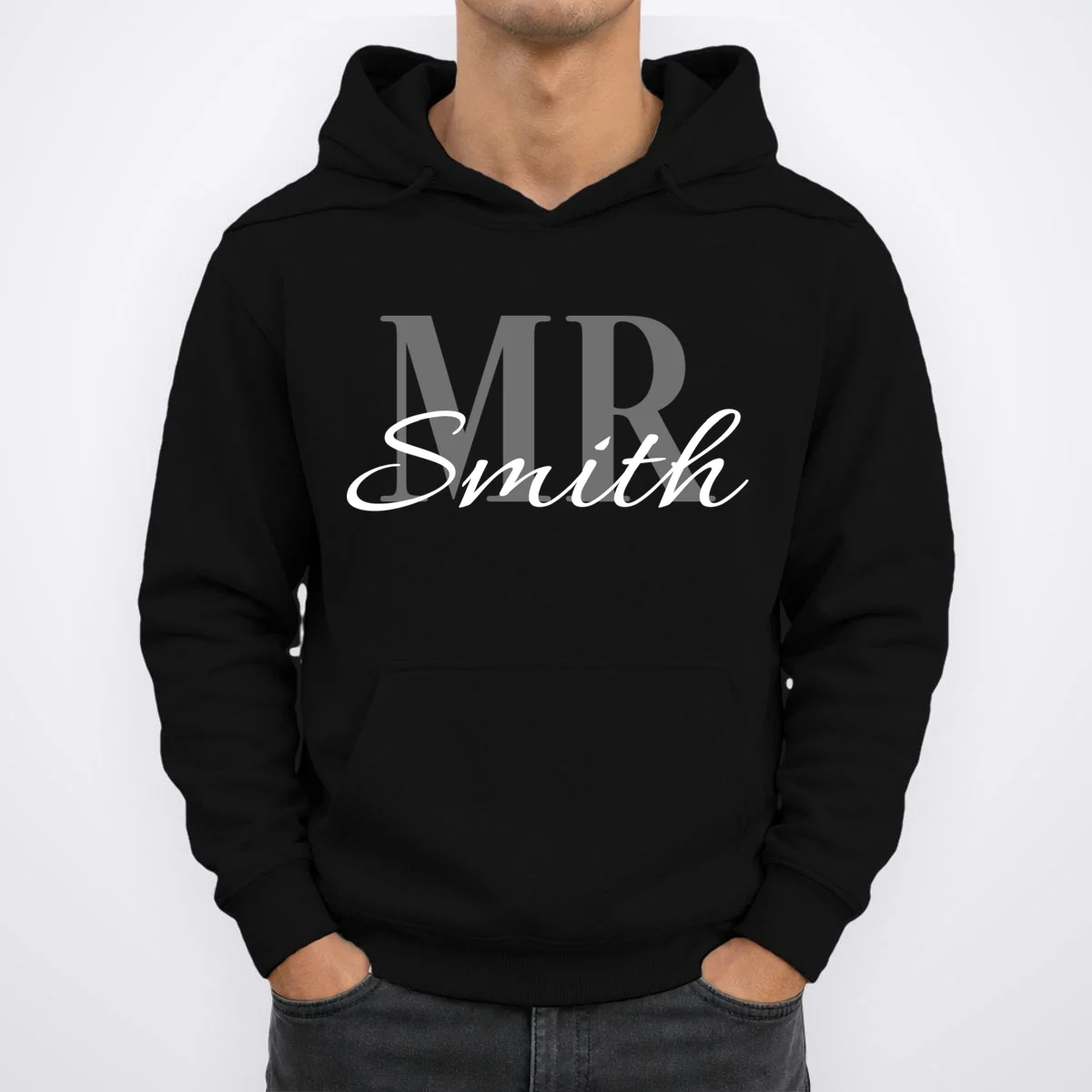 MR. Custom Name Customizable Hoodie - Front 1