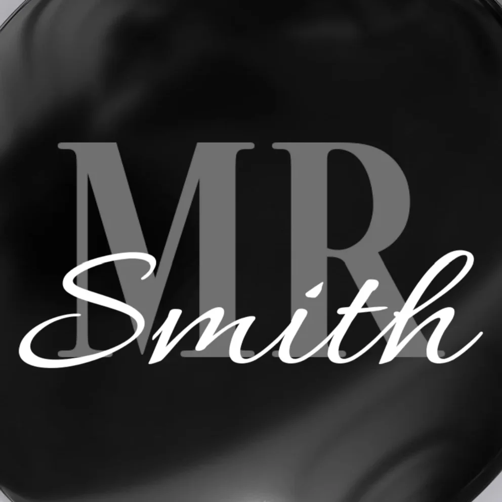 MR. Custom Name Customizable Button - Front - Close-up