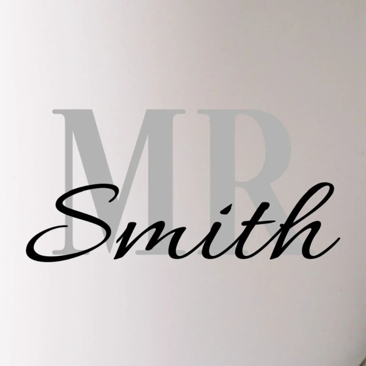 MR. Custom Name Customizable Mug - Front - Close-up