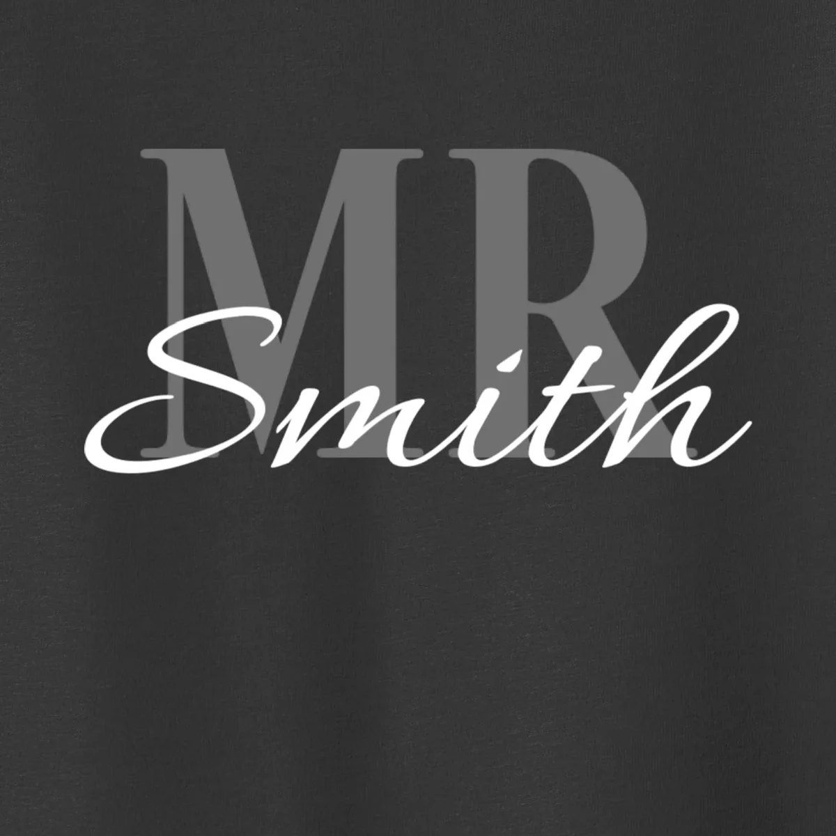 MR. Custom Name Customizable Toddler T-Shirt - Front - Close-up